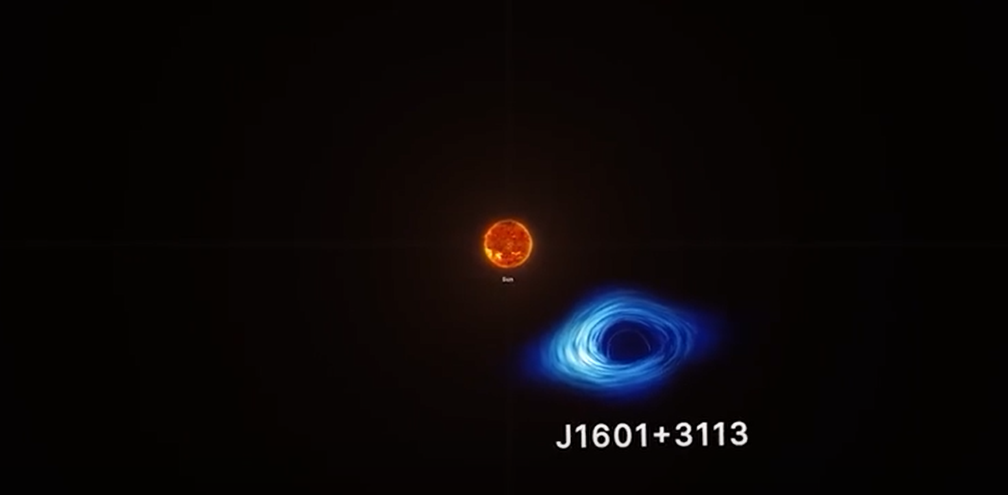 Animácia NASA odhaľuje ohromujúcu veľkosť najväčších čiernych dier vo vesmíre