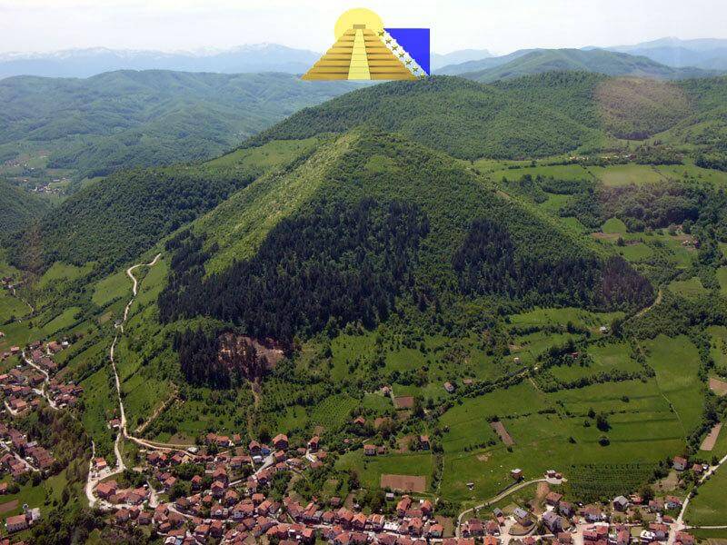 Bosna: Dva vodné kanály pod miestnymi pyramídami